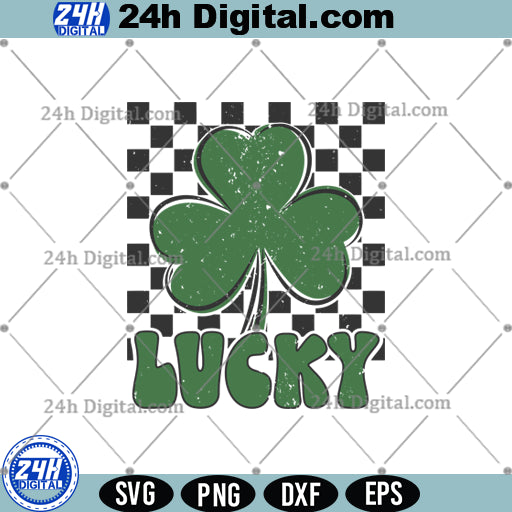 Groovy Lucky SVG for Cricut