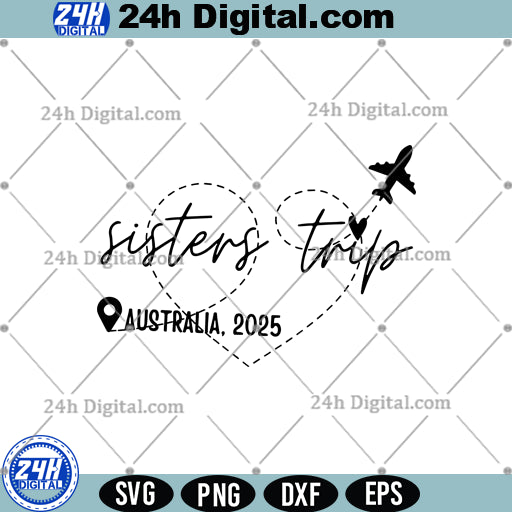 Sister Trip Svg, Auntie Svg, Mothers Day Svg, Cricut & Silhouette