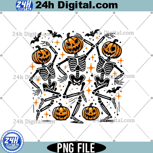 Skeleton Pumpkin Png