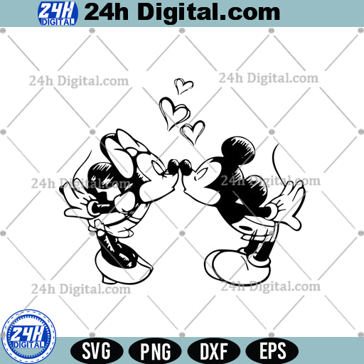 Disney Sketch Mouse SVG Png