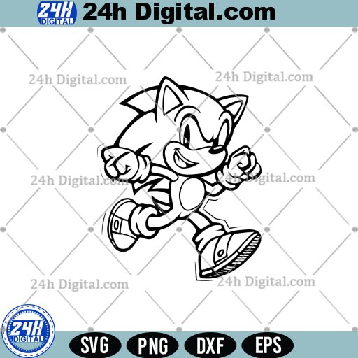 Sonic Hedgehog SVG