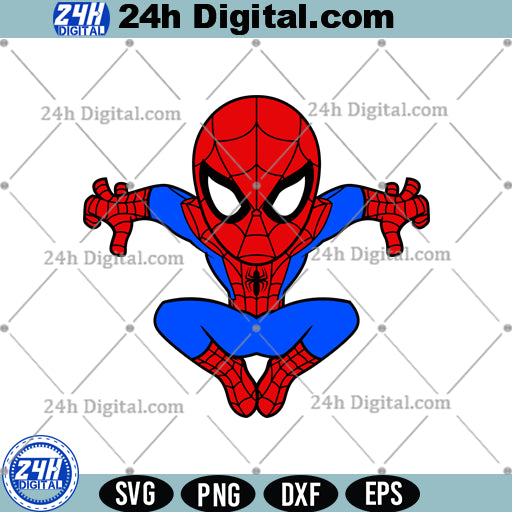 Spiderman Svg