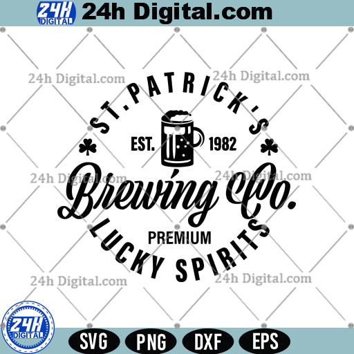 St Patricks Brewing Co SVG Png