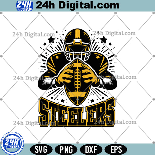 NFL Steelers SVG, Steelers Fan Cricut SVG, Png, Instant Download