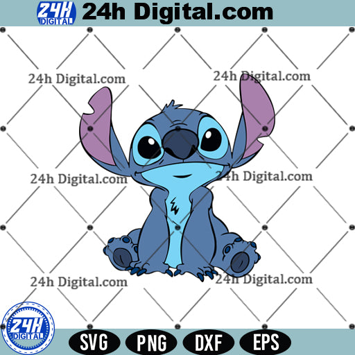 Cute Stitch ears SVG