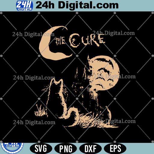 The Cure band SVG