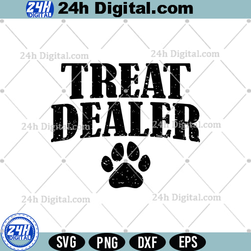 Funny Dog Treat Dealer SVG, Dog Mom Svg for Instant Download