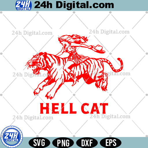 Western Hell Cat SVG