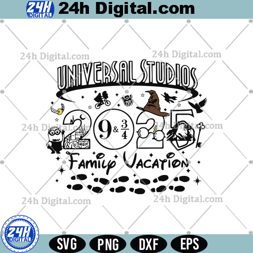 Vintage Disney Universal Studios Svg