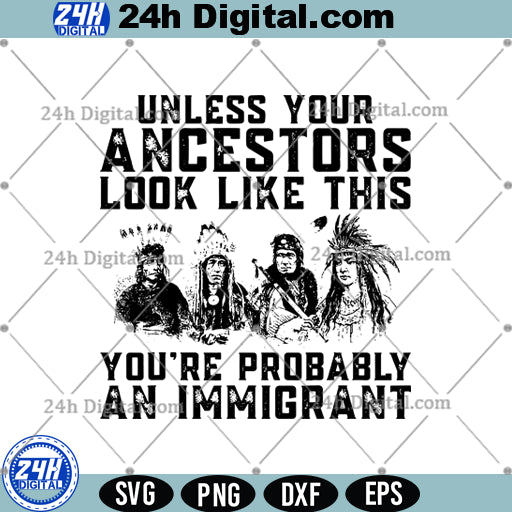  Native American Immigration Svg