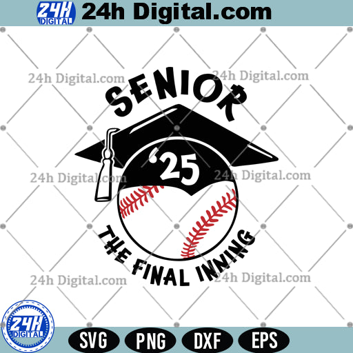 Senior 2025 graduation SVG