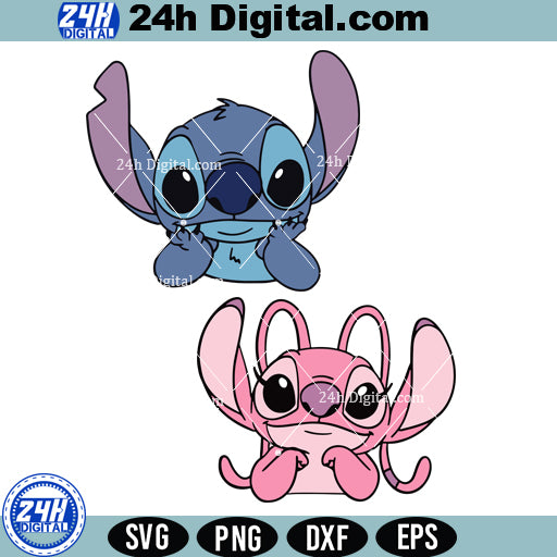 Lilo and Stitch couple SVG